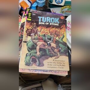 Hold Key~ Turok son of stone~ Adventure Comic Book~1974